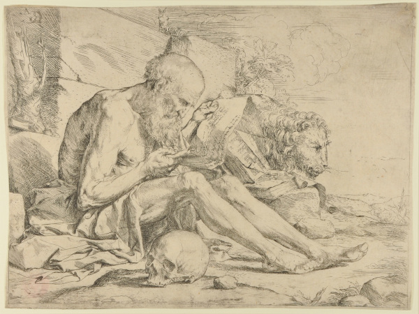 Saint Jerome Reading