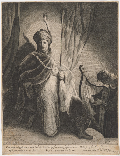 David Playing before Saul