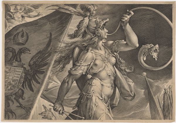 BELLONA LEADING THE ARMIES OF THE EMPEROR AGAINST THE TURKS