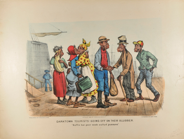Darktown Tourists – Going Off on Their Blubber: “Nuffin but Poor Weak Cullud Pussums”