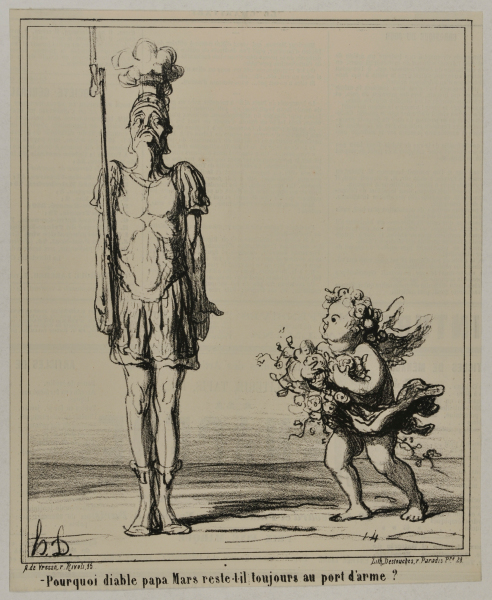 WHY THE DEVIL DOES PAPA MARS ALWAYS HAVE TO REMAIN AT SHOULDER ARMS?