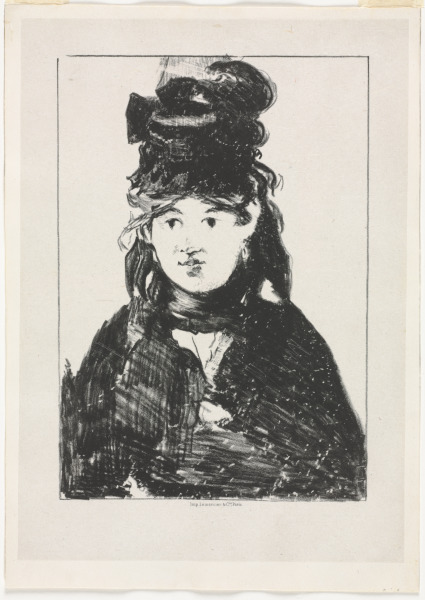 Berthe Morisot (en noir)