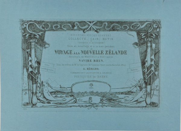 COVER FROM THE SERIES "VOYAGE TO NEW ZEALAND"