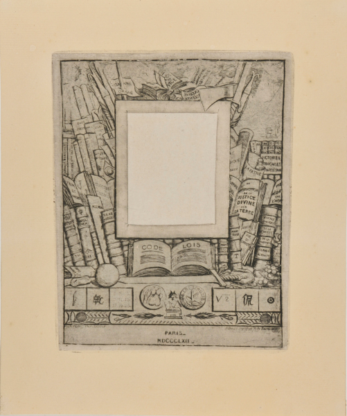 DESIGN FOR A FRAME FOR THE PORTRAIT OF ARMAND GUÉRAUD