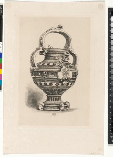 FAIENCE D'OIRON BOTTLE