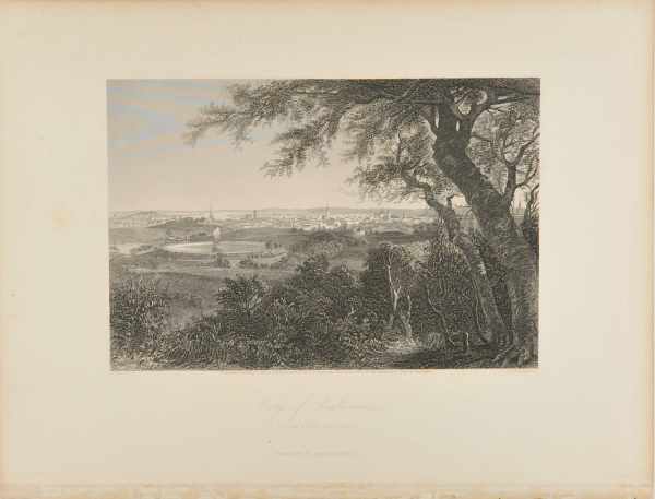 CITY OF BALTIMORE FROM DRUID HILL PARK