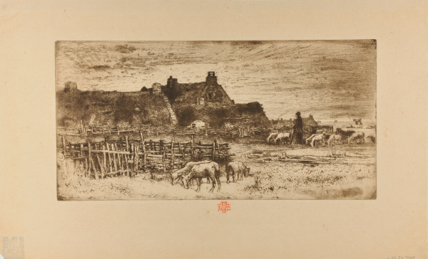 SHEEPFOLDS, SETTING SUN