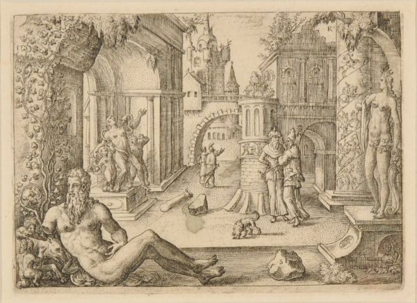 TIME TRIUMPHS OVER THE WORLD AS WELL AS OVER THE MOST SUPERB EDIFICES