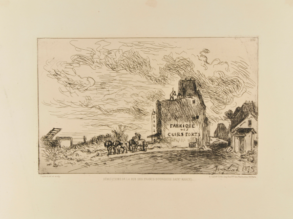 DEMOLITION OF THE RUE DES FRANCS-BOURGEOIS SAINT-MARCEL