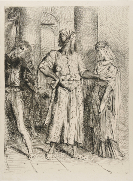 "HONEST IAGO, MY DESDEMONA MUST I LEAVE TO THEE..." (ACT I, SCENE III) FROM "OTHELLO"
