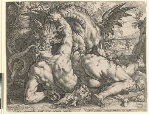 THE DRAGON DEVOURING THE COMPANIONS OF CADMUS