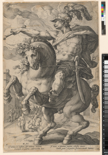 MARCUS CURTIUS ON HORSEBACK