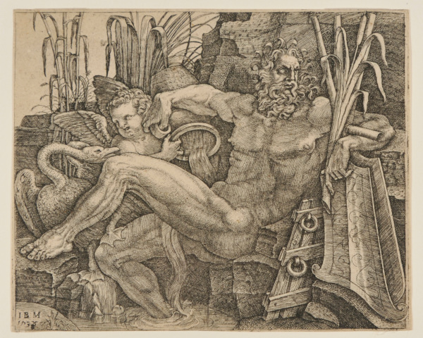 THE RIVER GOD PO AND A PUTTO