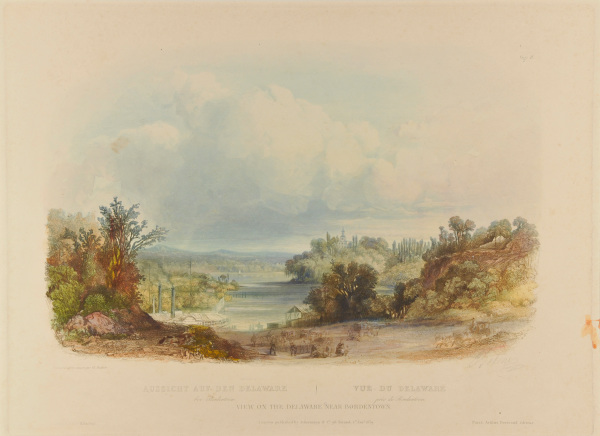 VIEW ON THE DELAWARE NEAR BORDENTOWN