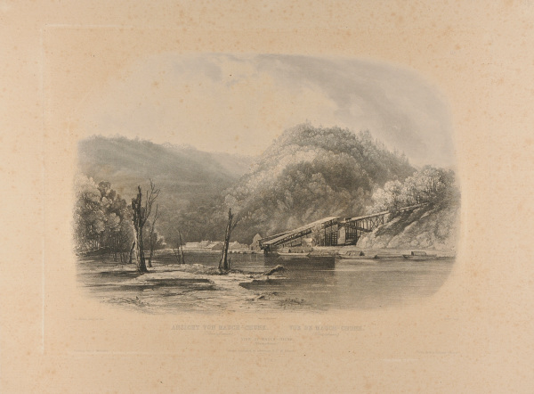 VIEW OF MAUCH-CHUNK (PENNSYLVANIA)