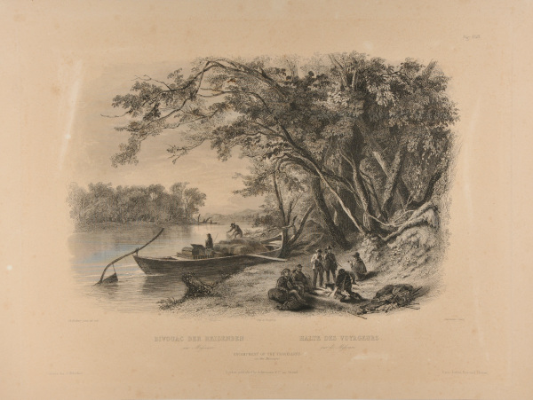 ENCAMPMENT OF THE TRAVELLERS ON THE MISSOURI