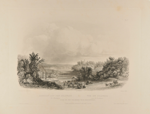VIEW ON THE DELAWARE NEAR BORDENTOWN