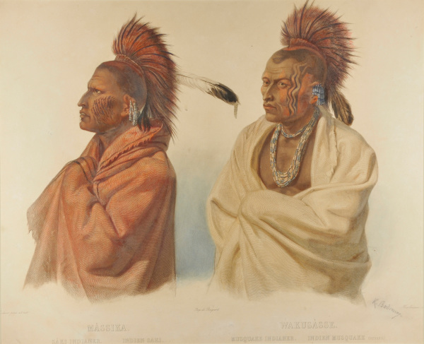 MASSIKA SAKI INDIAN, WAKUSASSE MUSQUAKE INDIAN