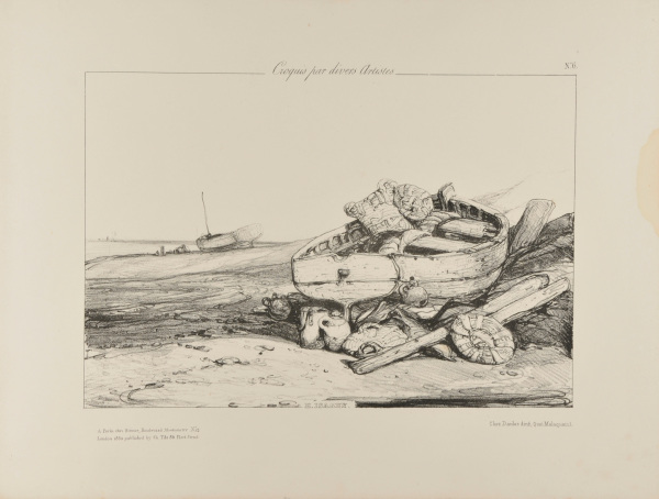 Plate 6 from the series “Croquis par divers artistes”