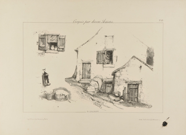Plate 13 from the series “Croquis par divers artistes”