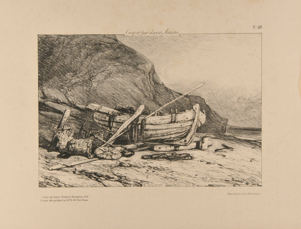 PLATE 28 FROM THE SERIES "CROQUIS PAR DIVERS ARTISTES"