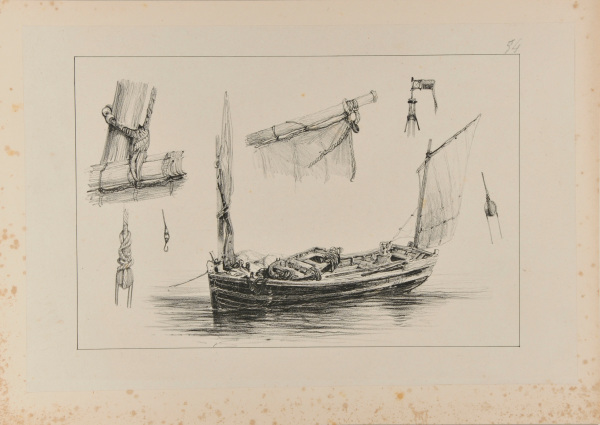 PLATE 54 FROM THE SERIES "CROQUIS PAR DIVERS ARTISTES"