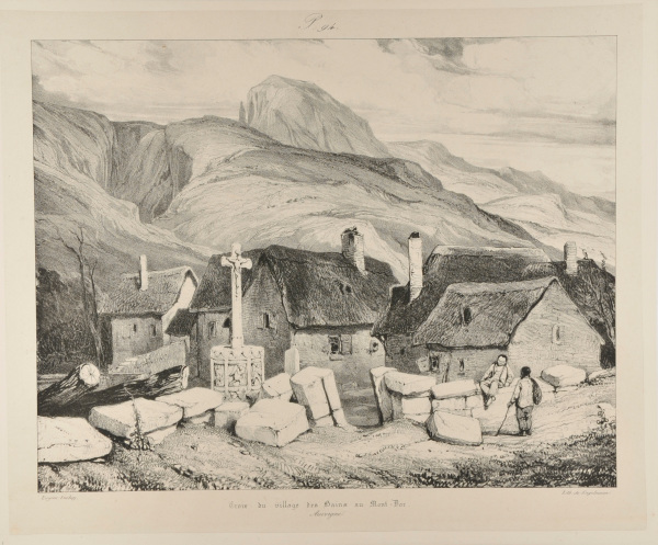 CROSS IN THE VILLAGE OF BAINS AU MONT-DORE