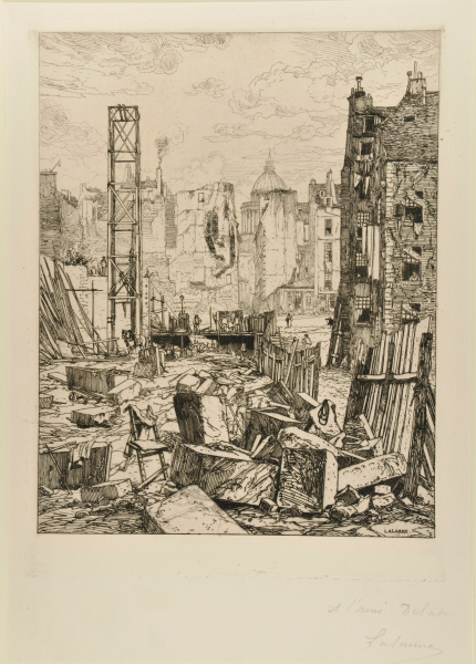 DEMOLITIONS FOR THE DRILLING OF THE BOULEVARD ST. GERMAIN