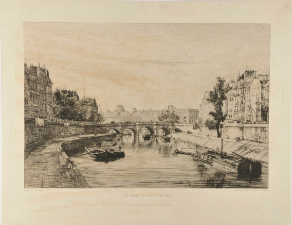 VIEW FROM THE PONT ST. MICHEL