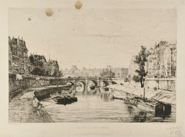 VIEW FROM THE PONT ST. MICHEL