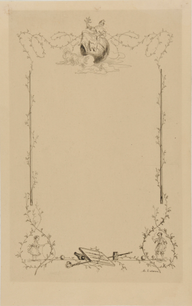 TITLE PAGE FROM THE BOOK "ANTOINE LALANNE, LE BILLARD (PARIS: AUGUSTE AUBRY, 1866)"