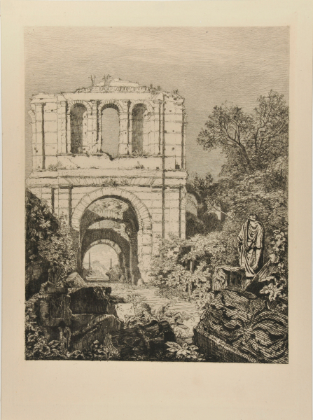 Ruines du Palais Gallien à Bordeaux