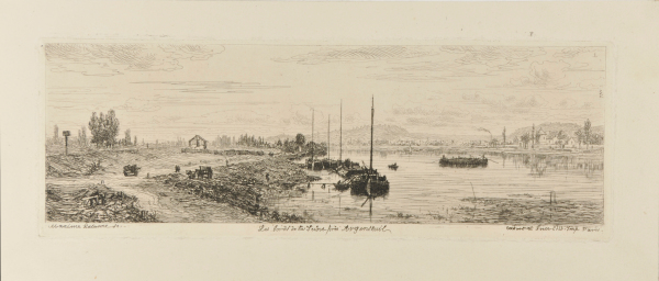 THE BANKS OF THE SEINE NEAR ARGENTEUIL