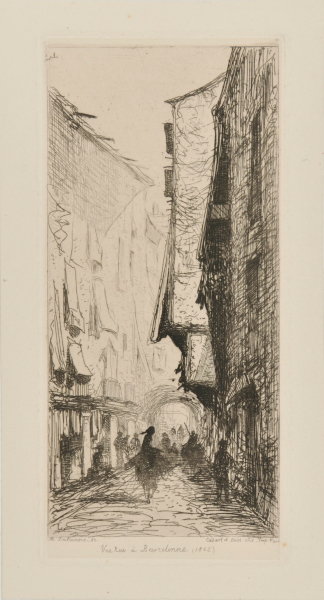 A STREET IN BARCELONA