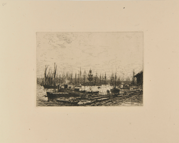 Dans le port de Bordeaux