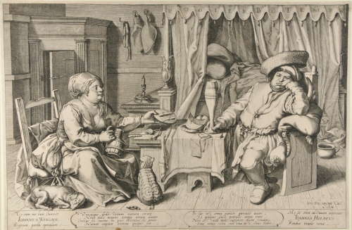 Interior: Couple at Table