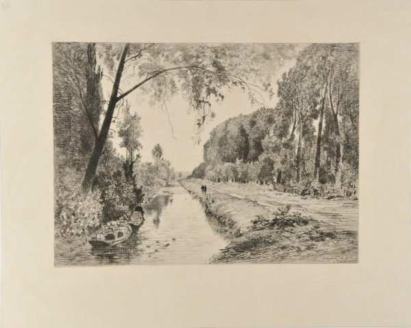 THE CANAL AT PONT-SAINT-MAXENCE