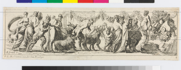WOMEN AND SATYRS WITH GOATS