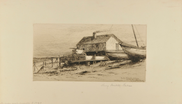 FISH HOUSE, NEAR DUMPLING LIGHT, BUZZARD'S BAY