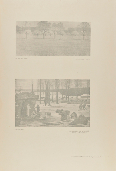 “Landscape” and “L’Hiver”