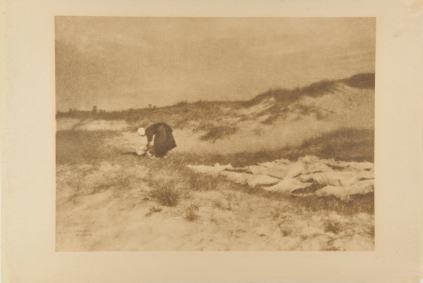 WASHERWOMAN ON THE DUNES