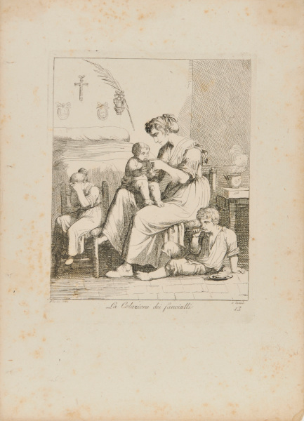 from the book “Nuova Raccolta di cinquanta motivi Pittoreschi e Costumi di Roma, incisi all’Acqua forte da Bartolomeo Pinelli Romano” (Rome: Presso Lorenzo Lazzari, 1810)