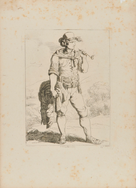 from the book “Nuova Raccolta di cinquanta motivi Pittoreschi e Costumi di Roma, incisi all’Acqua forte da Bartolomeo Pinelli Romano” (Rome: Presso Lorenzo Lazzari, 1810)