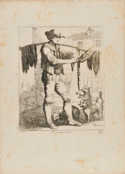 from the book “Nuova Raccolta di cinquanta motivi Pittoreschi e Costumi di Roma, incisi all’Acqua forte da Bartolomeo Pinelli Romano” (Rome: Presso Lorenzo Lazzari, 1810)