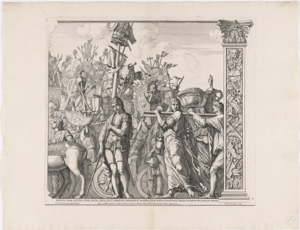 PLATE 3 FROM THE SERIES "THE TRIUMPH OF CAESAR"