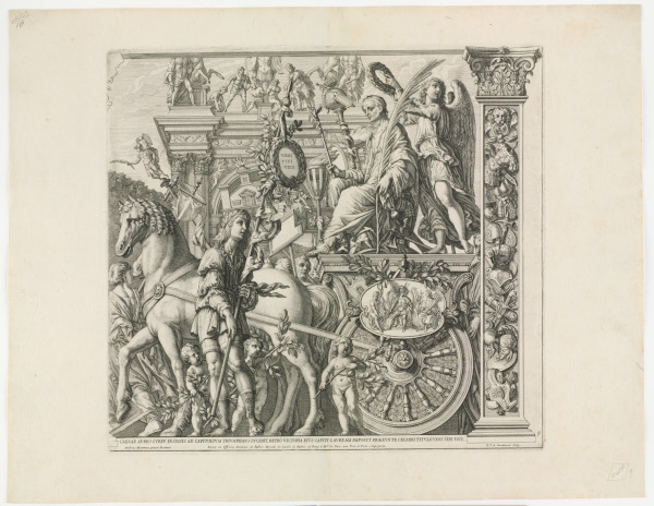 PLATE 9 FROM THE SERIES "THE TRIUMPH OF CAESAR"