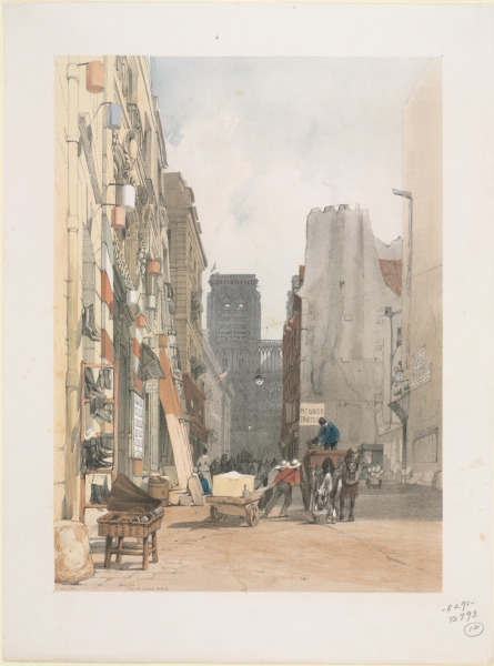 From the series “Picturesque Architecture in Paris, Ghent, Antwerp, Rouen, Etc.”