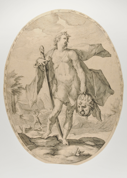 DAVID WITH THE HEAD OF GOLIATH