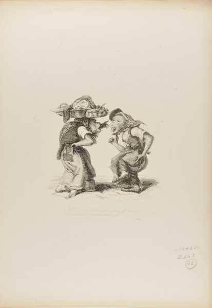 "NOW SINGING SHRILL AND SCOLDING OFT BETWEEN"