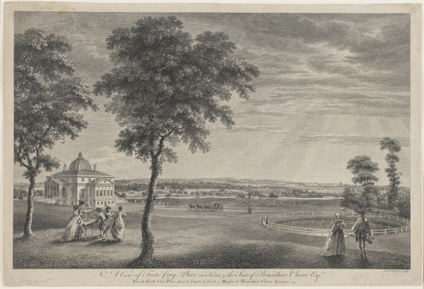 A VIEW OF THE FOOTS-CRAY PLACE IN KENT, THE SEAT OF BOURCHIER CLEEVE ESQUIRE
